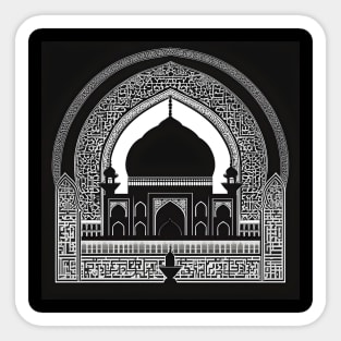 Islamic mosque art Sticker